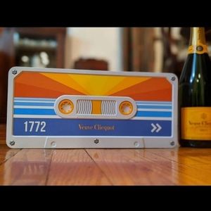 Veuve Clicquot Cassette Tape Case NEW